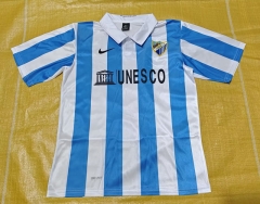 Retro Version 12-13 Málaga CF Home Blue&White Thailand Soccer Jersey AAA-7T