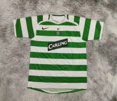 Retro Version 05-06 Celtic Home White&Green Thailand Soccer Jersey AAA-9755