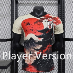 Player Version 2024-2025 Special Version Japan Red&Black Thailand Soccer Jersey AAA-888