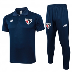 2024-2025 Sao Paulo Futebol Clube Up-cyan Thailand Polo Uniform-815