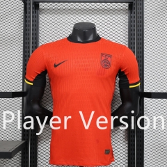 Player Version 2024-2025 China PR Home Red Thailand Soccer Jersey AAA-888