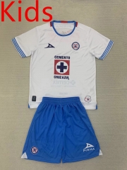 2024-2025 Cruz Azul Away White Kid/Youth Soccer Uniform-AY
