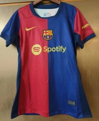 2024-2025 Barcelona Home Red&Blue Women Thailand Soccer Jersey AAA-4855