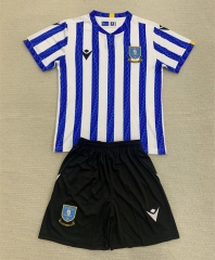 2024-2025 Sheffield Wednesday Home Blue&White Soccer Uniform-AY
