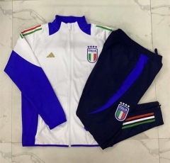 2024-2025 Italy White Thailand Soccer Jacket Uniform-815