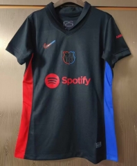 2024-2025 Barcelona Away Black Women Thailand Soccer Jersey AAA-4855