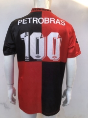 Retro Version 93-94 Flamengo Red&Black Thailand Soccer Jersey AAA-4125