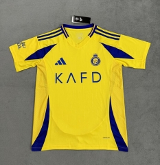 (S-4XL) 2024-2025 Al-Nassr FC Home Yellow Thailand Soccer Jersey AAA-4506