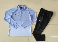 (S-3XL) 2024-2025 Nike Light Purple Thailand Soccer Tracksuit-GDP