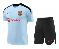 2024-2025 Barcelona Light Blue Thailand Soccer Uniform-418