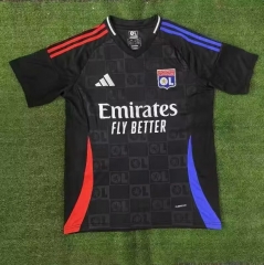 2024-2025 Olympique Lyonnais Away Black Thailand Soccer Jersey AAA-7074