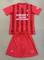 2024-2025 Rangers Goalkeeper Red Soccer Uniform-AY