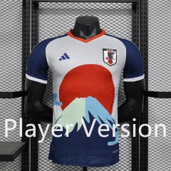 Player Version 2024-2025 Special Version Japan White&Blue Thailand Soccer Jersey AAA-888