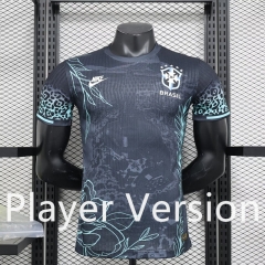 Player Version 2024-2025 Special Version Brazil Black Thailand Soccer Jersey AAA-888