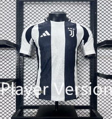 Player Version 2024-2025 Juventus Home Black&White Thailand Soccer Jersey AAA-5892