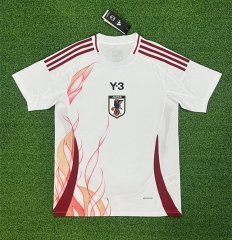 (S-4XL) 2024-2025 Japan Y3 Away White Thailand Soccer Jersey AAA-403