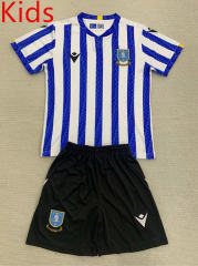 2024-2025 Sheffield Wednesday Home Blue&White Kids/Youth Soccer Uniform-AY