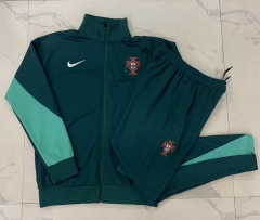 2024-2025 Portugal Green Thailand Soccer Jacket Unifrom-815
