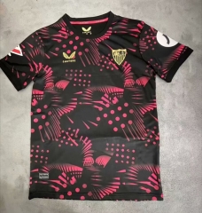 2024-2025 Sevilla 2nd Away Black&Red Thailand Soccer Jersey AAA-2044