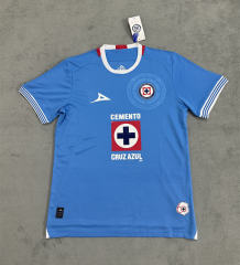 (S-4XL) 2024-2025 Cruz Azul Home Blue Thailand Soccer Jersey AAA-4506