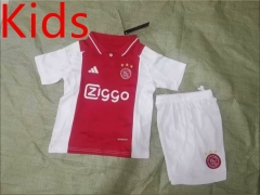 2024-2025 Ajax Home Red Kid/Youth Soccer Uniform-0973