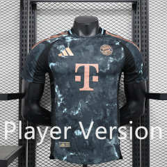 Player Version 2024-2025 Bayern München Away Black&Blue Thailand Soccer Jersey AAA-888