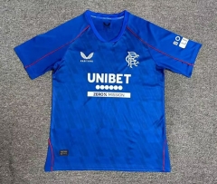 (With Arm Sponsor) 2024-2025 Rangers Home Blue Thailand Soccer Jersey AAA-512
