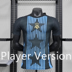 Player Version 2024-2025 Speical Version Argentina Black&Blue Thailand Soccer Jersey AAA-888