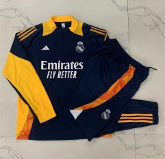 2024-2025 Real Madrid Royal Blue Thailand Soccer Tracksuit-815