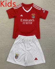 2024-2025 Benfica Home Red Kids/Youth Soccer Uniform-AY
