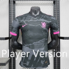 Player Version 2024-2025 Chelsea 2nd Away Black&Gray Thailand Soccer Jersey AAA-888