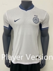 Player Version 2024-2025 Inter Milan Away White Thailand Soccer Jersey AAA-9056