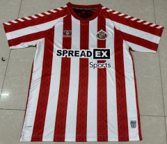 2024-2025 Sunderland AFC Home Red&White Thailand Soccer Jersey AAA-512