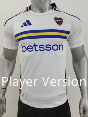 Player Version 2024-2025 Boca Juniors Away White Thailand Soccer Jersey AAA-7959