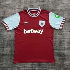 2024-2025 West Ham United Home Red Thailand Soccer Jersey AAA-GB
