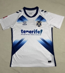 2024-2025 CD Tenerife Home White Thailand Soccer Jersey AAA-5177