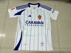 2024-2025 Real Zaragoza Home White Thailand Soccer Jersey AAA-5177