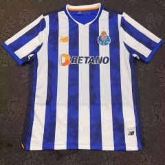 (S-3XL) 2024-2025 Porto Home Blue&White Thailand Soccer Jersey AAA-HR