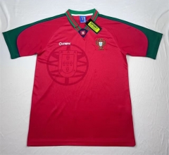 Retro Version 96-97 Portugal Home Red Thailand Soccer Jersey AAA-4130