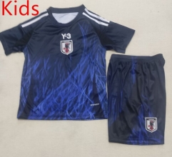 2024-2025 Y3 Japan Home Royal Blue Kid/Youth Soccer Uniform-507
