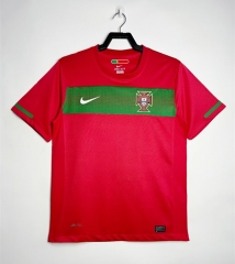 Retro Version 2010 Portugal Home Red Thailand Soccer Jersey AAA-811