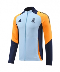 2024-2025 Real Madrid Light Blue Thailand Soccer Jacket-LH
