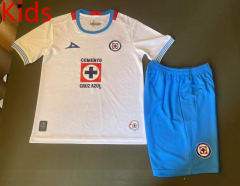 2024-2025 Cruz Azul Away White Kid/Youth Soccer Uniform-912