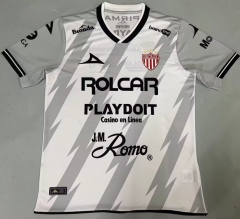 (S-4XL) 2024-2025 Necaxa Away Gray&White Thailand Soccer jersey AAA-908