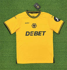 (S-4XL) 2024-2025 Wolverhampton Wanderers Home Yellow Thailand Soccer Jersey AAA-403