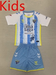 2024-2025 Málaga CF Home Blue&White Kids/Youth Soccer Uniform-AY