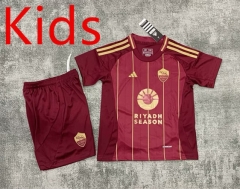 2024-2025 Roma Home Red Kids/Youth Soccer Uniform-2483
