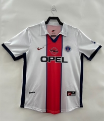 Retro Version 98-99 Paris Away White Thailand Soccer Jersey AAA-811