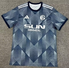 2024-2025 Schalke 04 2nd Gray&Blue Thailand Soccer Jersey AAA