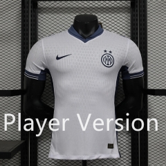 Player Version 2024-2025 Inter Milan Away White Thailand Soccer Jersey AAA-888
